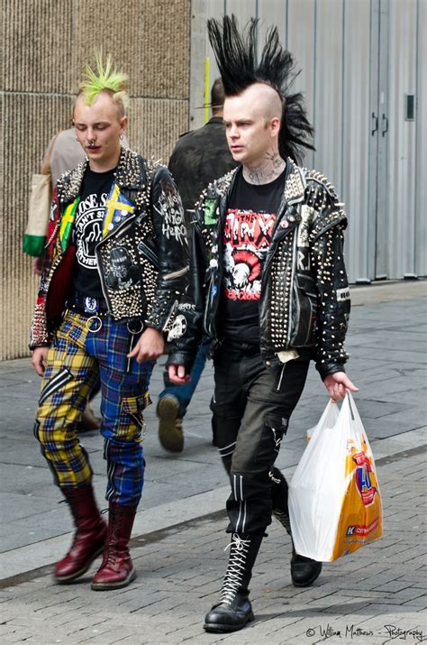 What did punk rockers wear?