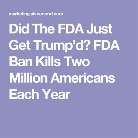 What did the FDA just ban?