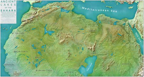 What did the Sahara look like 12000 years ago?