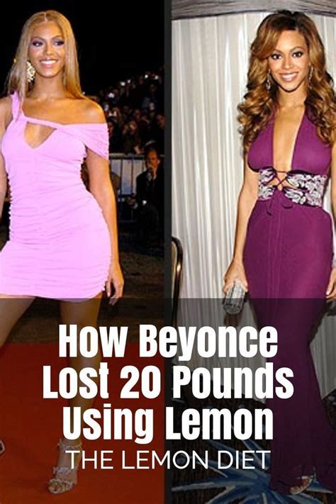 What diet did Beyonce lose 20 pounds on?