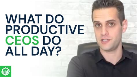 What do CEOs do all day?
