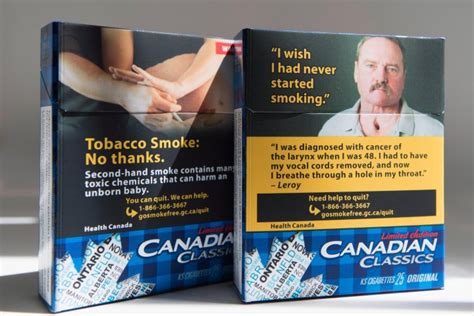 What do Canadians call cigarettes?