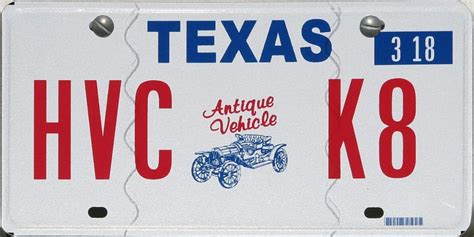What do I need to register an antique car in Texas?