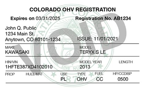 What do I need to register in Colorado?
