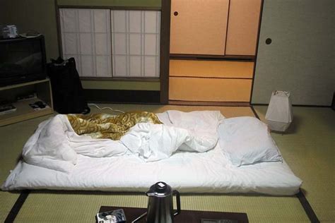 What do Japanese people sleep on?