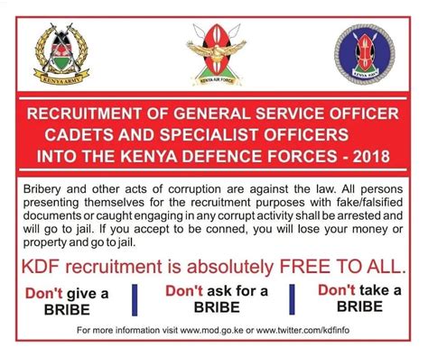 What do KDF look for during recruitment?