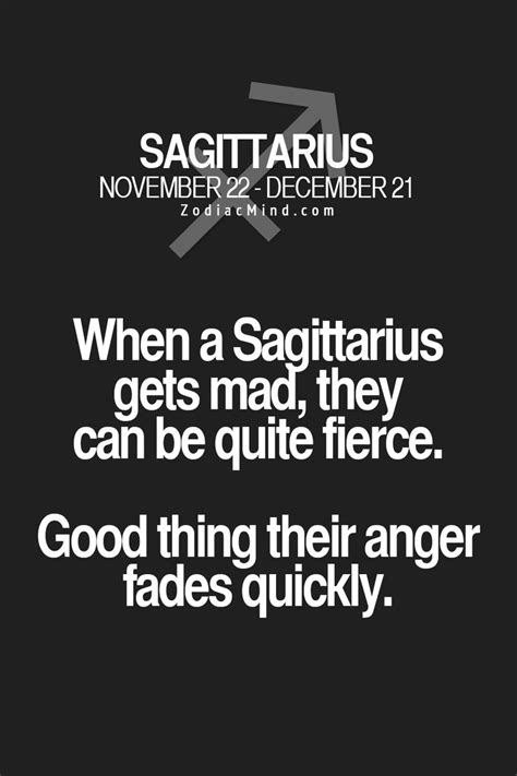 What do Sagittarius get mad at?