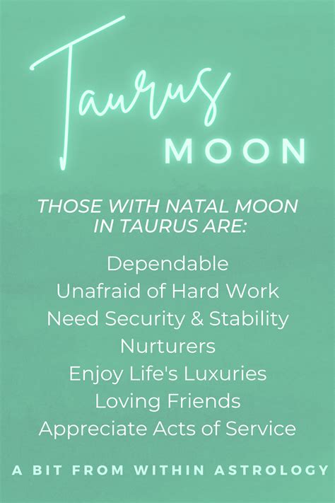 What do Taurus moons want?