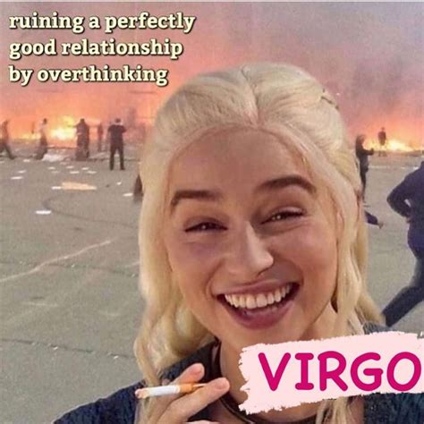 What do Virgos overthink about?