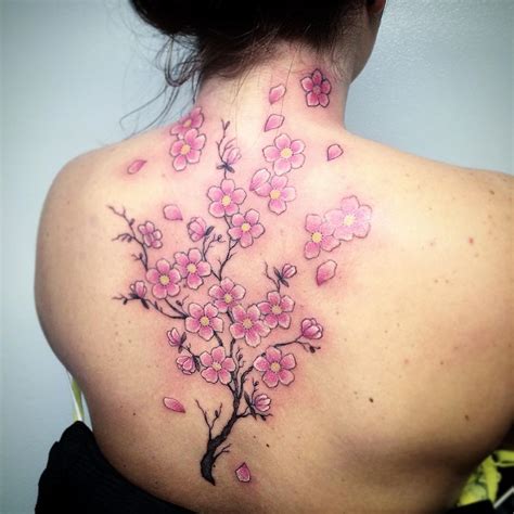 What do cherry blossoms mean in Japanese tattoo?