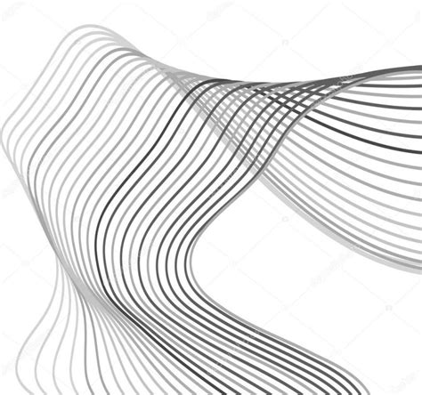 What do curved lines convey in design?