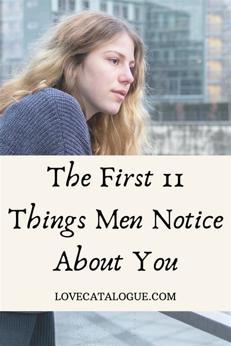 What do guys notice about you first?