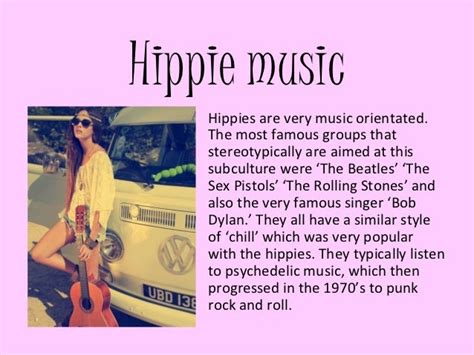 What do hippies listen to?