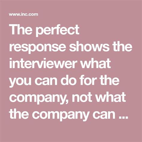 What do interviewers not want to hear?