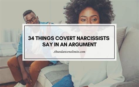 What do narcissist do during an argument?