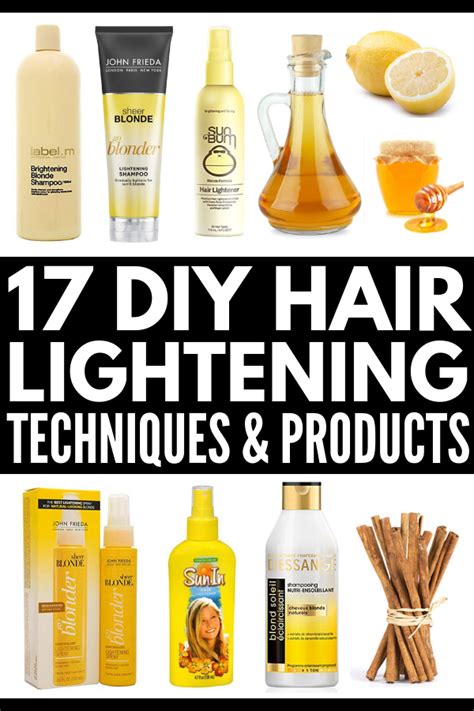 What do professionals use to lighten hair?