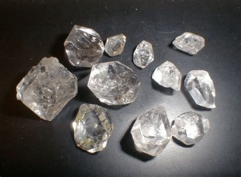 What do raw diamonds look like?