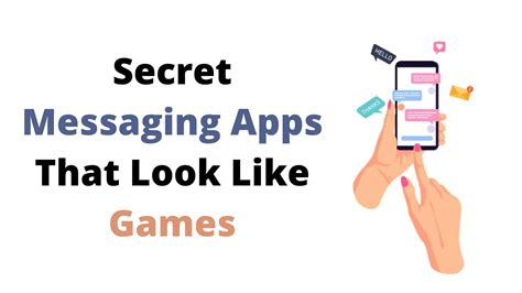What do secret messaging apps look like?