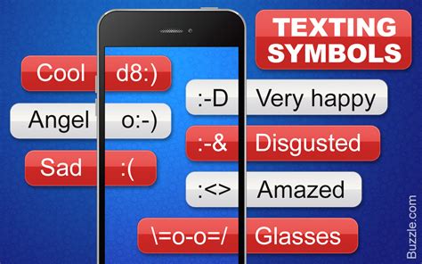 What do texting symbols mean?