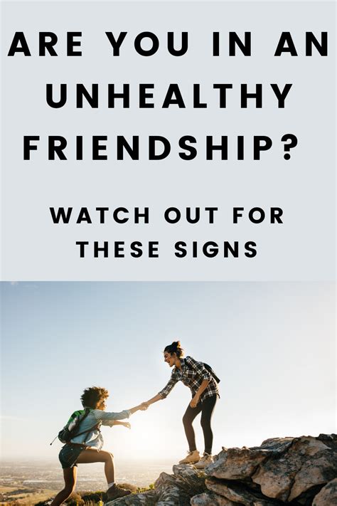 What do unhealthy friendships look like?