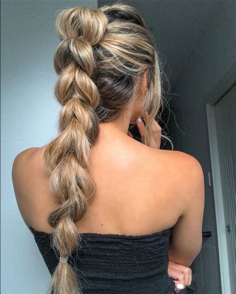 What do you call a braided ponytail?