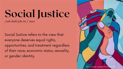 What do you do in social justice?