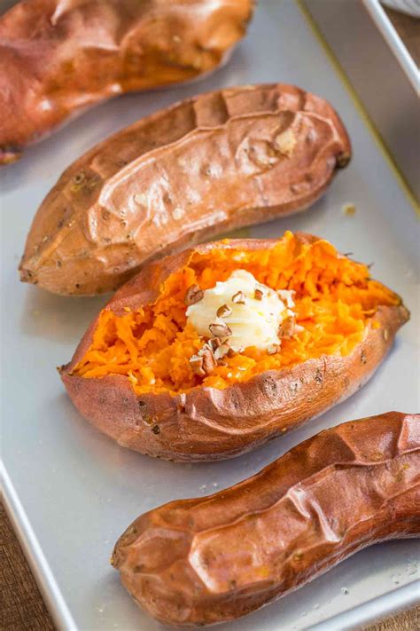 What do you eat with baked sweet potatoes?