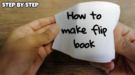 What do you need for a flipbook?