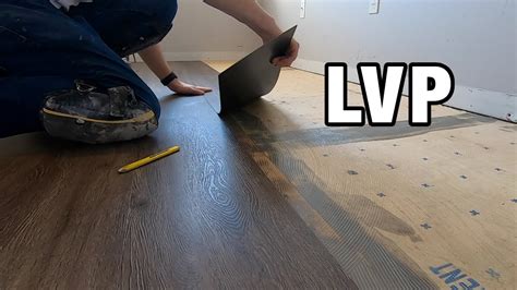 What do you put down before vinyl flooring?