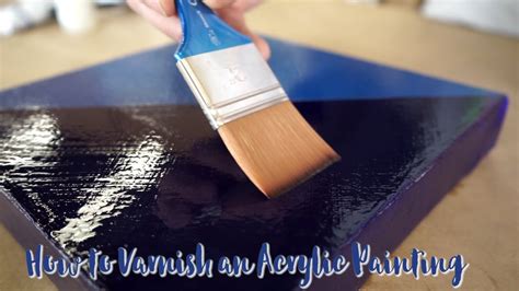 What do you put on acrylic paint to make it waterproof?