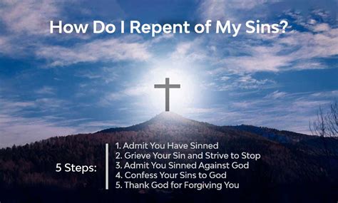What do you say to repent your sins?