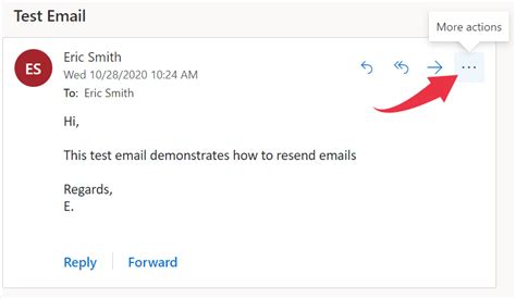 What do you say when you resend an email?