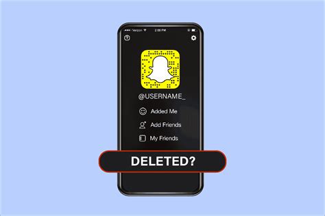 What do you see if someone deleted their Snapchat?