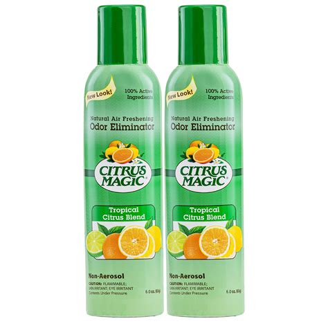 What do you spray citrus with?