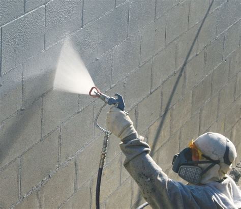 What do you spray on concrete after it is poured?