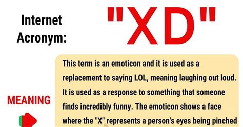 What does * XD * mean?
