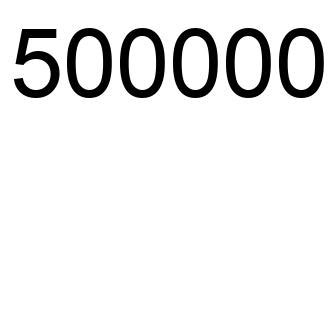 What does 1 500000 mean?