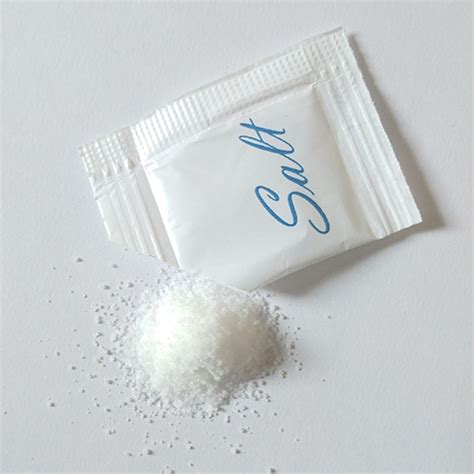 What does 1 gram of salt look like?
