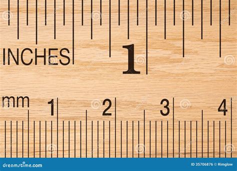 What does 1 inch look like on a ruler?