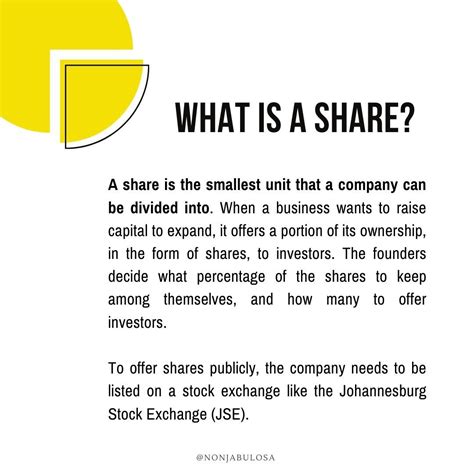 What does 1 share mean?