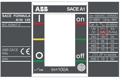 What does 10 kA mean breaker box?