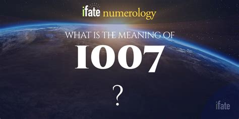 What does 1007 mean?