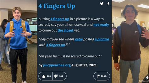 What does 4 fingers up mean slang?