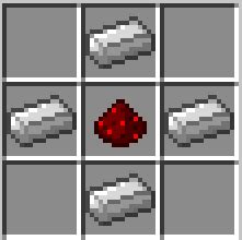 What does 4 iron and 1 redstone make?