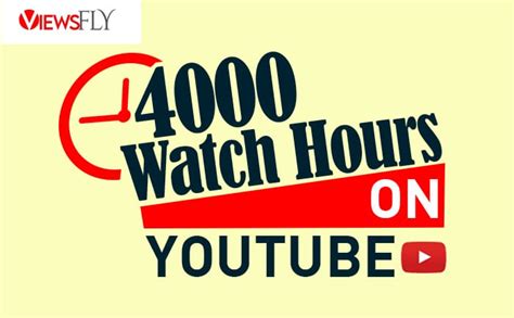 What does 4000 watch hours mean?