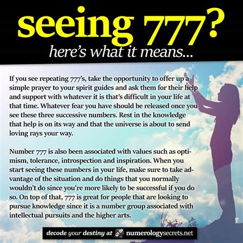 What does 777 mean in numerology?