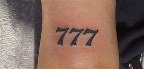 What does 777 tattoo mean?