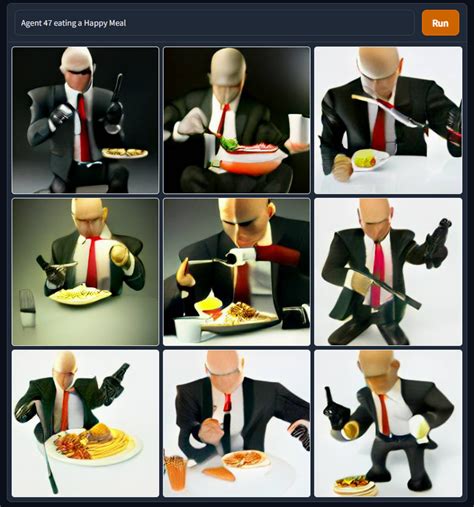 What does Agent 47 eat?