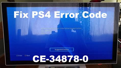 What does CE 32930 7 mean on PS4?