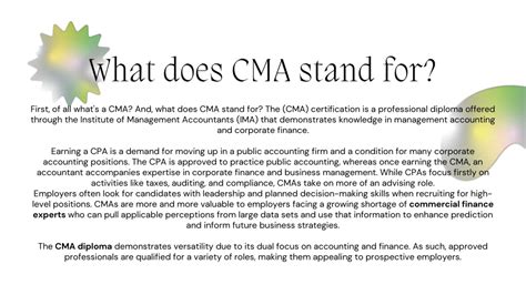 What does CMA stand for Toronto?